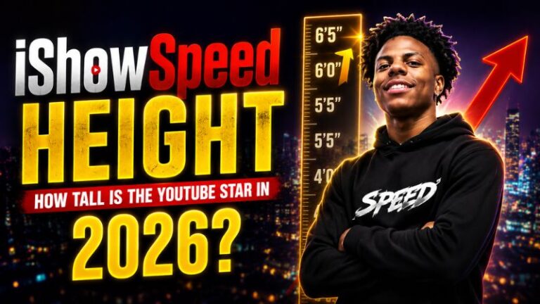 IShowSpeed Height 2026: How Tall Is the YouTube Star & Does It Impact His Career?