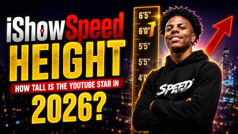 IShowSpeed Height 2026: How Tall Is the YouTube Star & Does It Impact His Career?